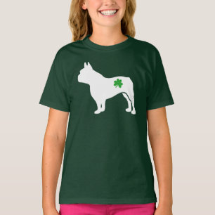 French Bulldog Shamrock Funny St Patrick’s Day Dog T-Shirt