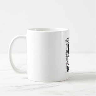 French Bulldog Shirt Vintage Floral Dog Lover Art_ Coffee Mug