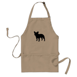 French Bulldog Silhouette | Frenchie Dog Lover's Standard Apron