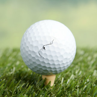 French Bulldog Silhouette Golf Ball (Set of 3)