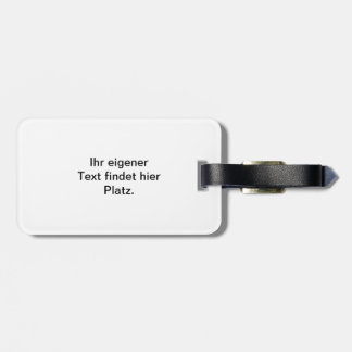 French Bulldog Silhouette Luggage Tag