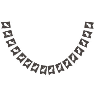 French Bulldog Silhouette Party Bunting