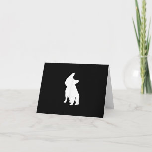 french bulldog simple frenchie cute gift card