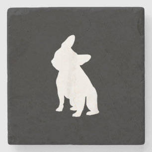 french bulldog simple   frenchie cute gift stone coaster