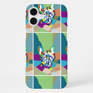 French Bulldog sitting iPhone 16 Plus Case