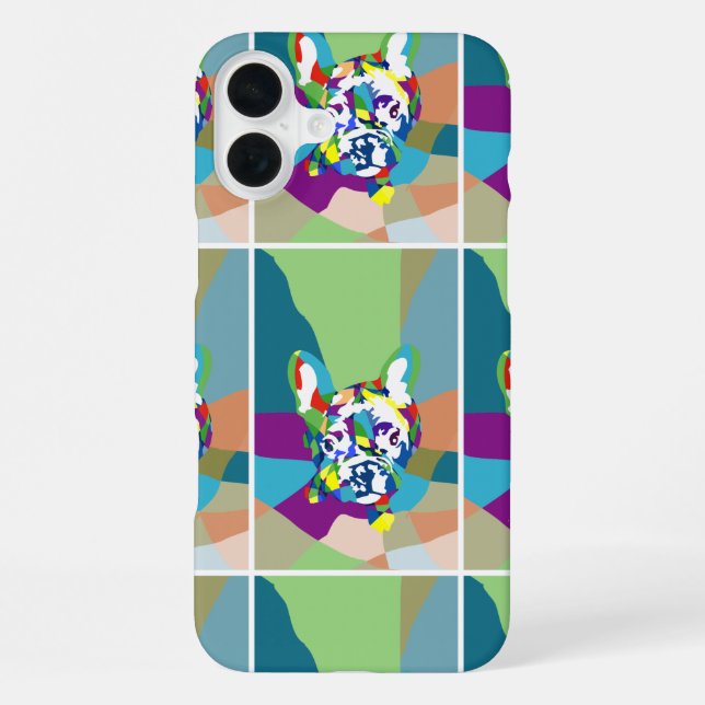 French Bulldog sitting iPhone Case (Back)