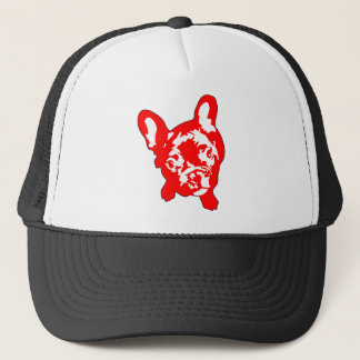 French Bulldog sitting Trucker Hat