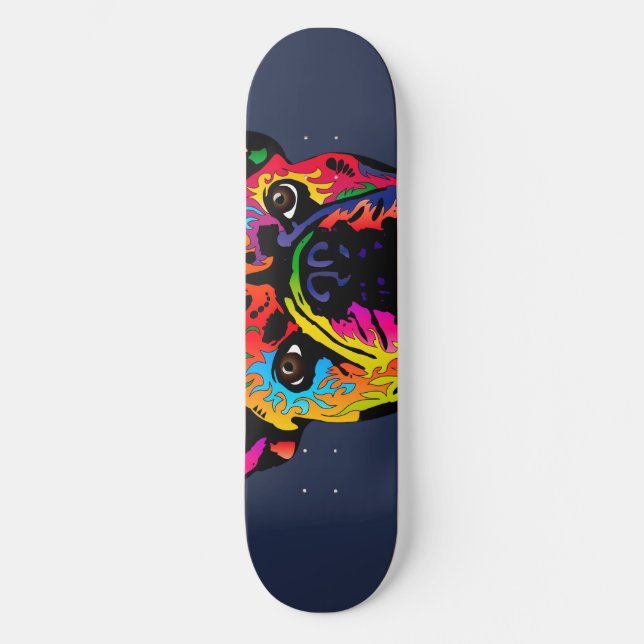 French Bulldog Skateboard (Front)