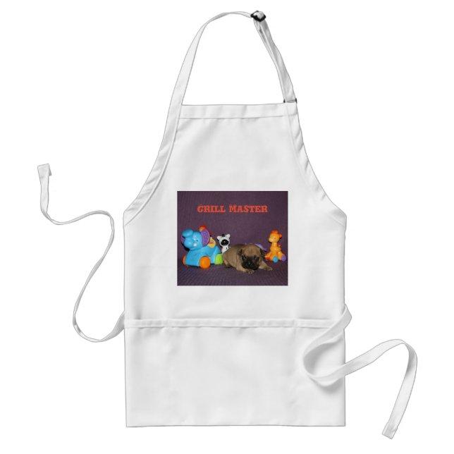 French Bulldog small puppy Bulldog Standard Apron (Front)