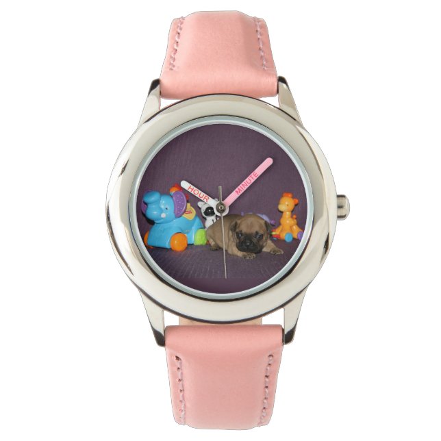 French Bulldog small puppy Bulldog Watch (Front)