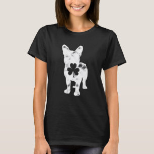 French Bulldog St Patricks Day Men Women Shamrock T-Shirt