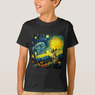 French bulldog starry night van gogh dog mom T-Shirt