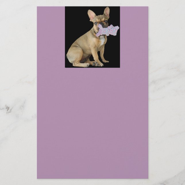 French Bulldog Stationery (Front)