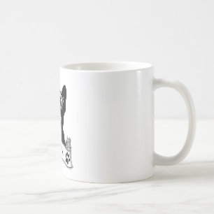 French Bulldog Stencil Personalised Coffee Mug