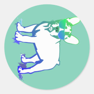French Bulldog sticker indoor