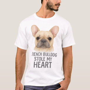 French Bulldog Stole My Heart Shirt - Cute Frenchi