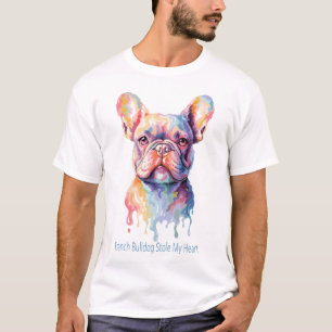 French Bulldog Stole My Heart Shirt - Cute Frenchi