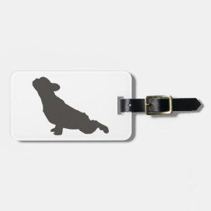 French Bulldog Stretching Luggage Tag