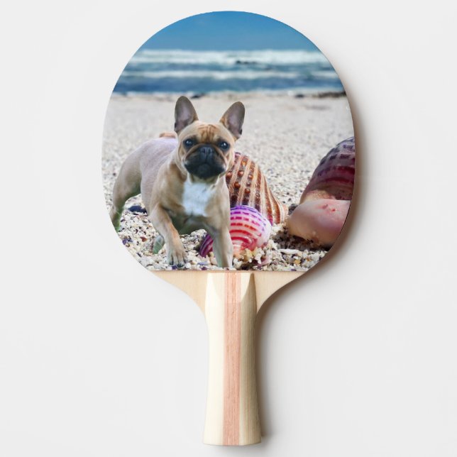 French Bulldog Summer French Bulldog Ping Pong Paddle (Front)