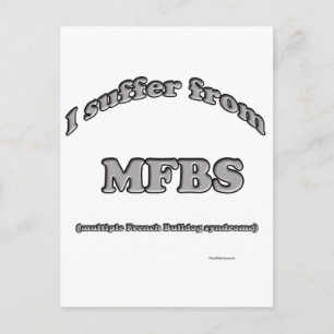 French Bulldog Syndrome Postcard