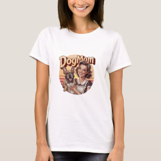 French Bulldog T-shirt Dogmom doglover retro