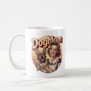 French Bulldog T-shirt Dogmom doglover retro Coffee Mug