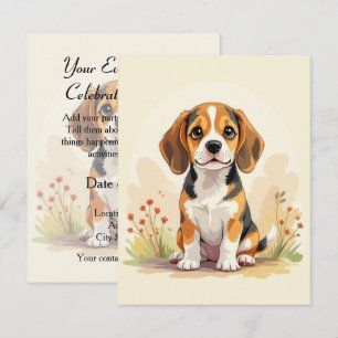 French Bulldog Tan Fawn-Colored Cute Frenchie Dog Invitation