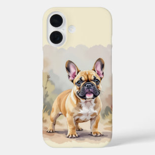 French Bulldog Tan Fawn-Coloured Cute Frenchie Dog iPhone 16 Case