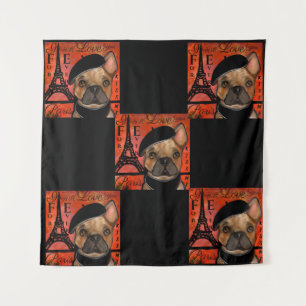 FRENCH BULLDOG TAPESTRY