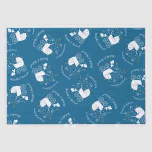 French Bulldog Theme Party - Baby Shower Blue Tissue Paper