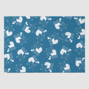 French Bulldog Theme Party - Baby Shower Blue Tissue Paper