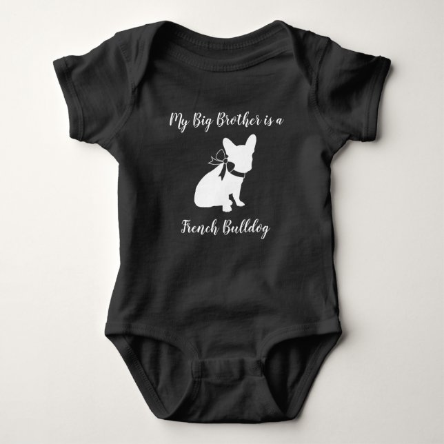 French Bulldog Theme Party - Baby Shower Neutral Baby Bodysuit (Front)
