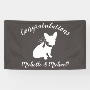 French Bulldog Theme Party - Baby Shower Neutral Banner
