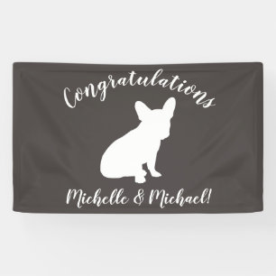 French Bulldog Theme Party - Baby Shower Neutral Banner