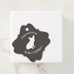 French Bulldog Theme Party - Baby Shower Neutral Favour Tags