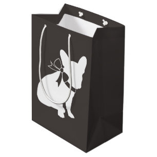 French Bulldog Theme Party - Baby Shower Neutral Medium Gift Bag