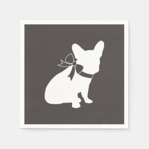 French Bulldog Theme Party - Baby Shower Neutral Napkin