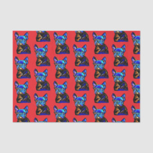 French Bulldog Tissue  Paper
