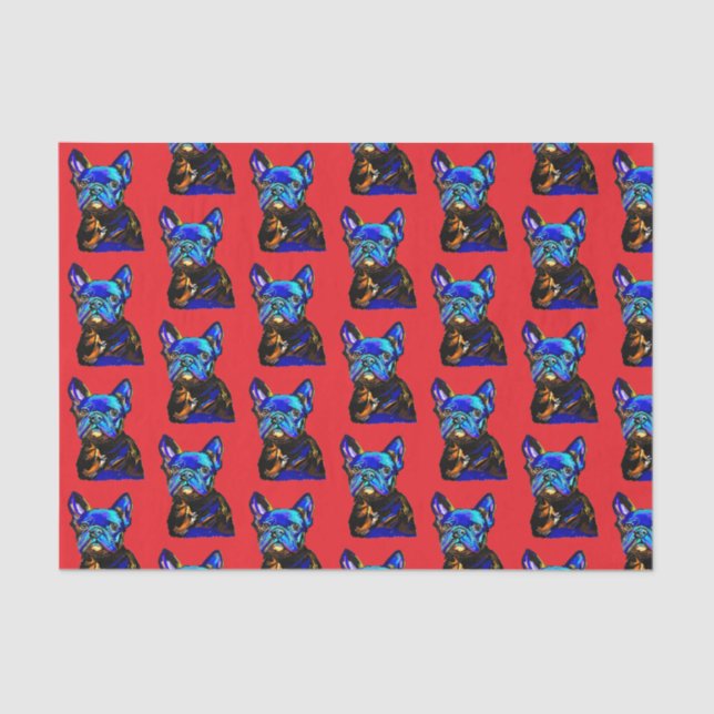 French Bulldog Tissue  Paper (Front)