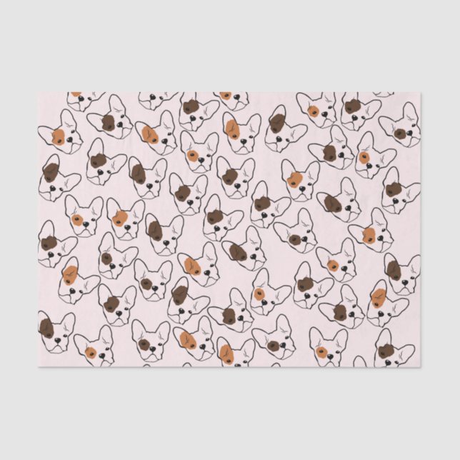 French Bulldog Tissue Paper (Front)