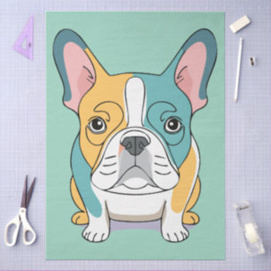 French Bulldog Tissue Paper