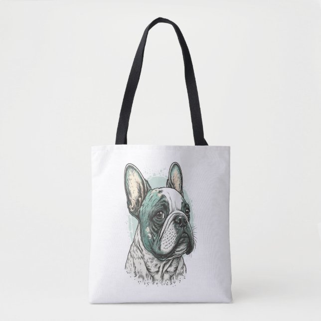 French bulldog tote bag (Front)