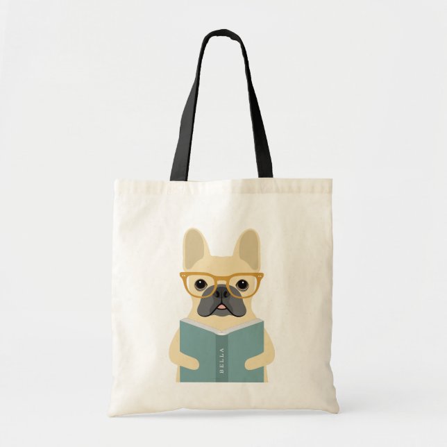 French Bulldog Tote Bags (Front)
