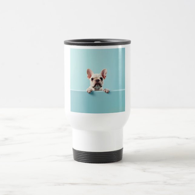 French Bulldog Travel Mug (Center)