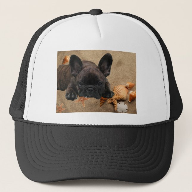 French bulldog trucker hat (Front)