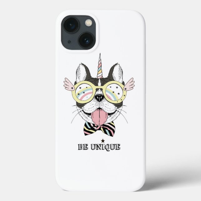 French Bulldog Unicorn Case-Mate iPhone Case (Back)