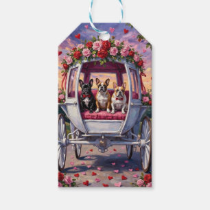 French Bulldog Valentine's Day  Gift Tags