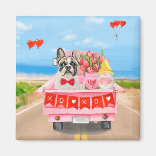 French Bulldog Valentine's Day Truck Magnet
