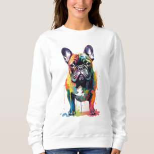 French Bulldog Vibrant and Colourful Sweatshirt