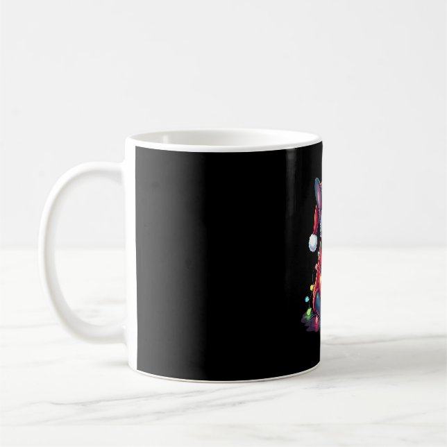French Bulldog Video Game Controller Light Snow Sa Coffee Mug (Left)
